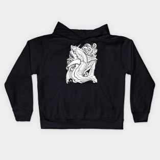 COLOR YOUR OWN TEE Big Shark Kids Hoodie